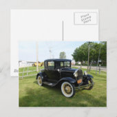 Klassieke auto's briefkaart (Voorkant / Achterkant)