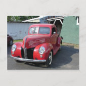 Klassieke auto's briefkaart (Voorkant)