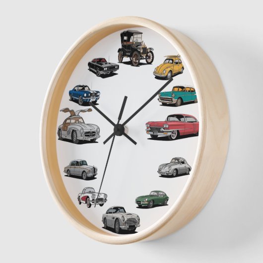 Klassieke auto's cartoon stijl (Hoek)