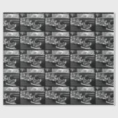 Klassieke auto's die papier verpakken (Vlak)