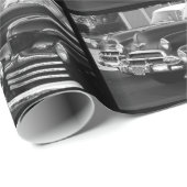 Klassieke auto's die papier verpakken (Rol Hoek)