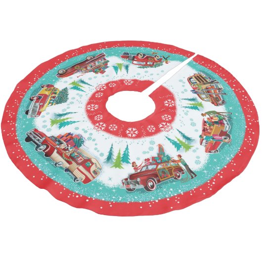 Klassieke auto's kerstboom rok (Gekanteld)