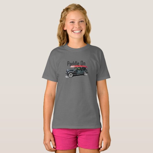 Klassieke auto's - Klassieke T-Shils basis T-shirt (Voorkant volledig)