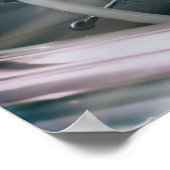 Klassieke auto's met interieurretro Mid-Century Au Poster (Hoek)