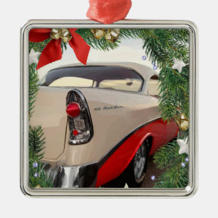 Klassieke auto's metalen ornament