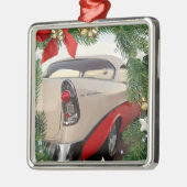 Klassieke auto's metalen ornament (Links)
