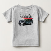 Klassieke auto's ontwerpen - Baby Fine Jersey T- (Achterkant)