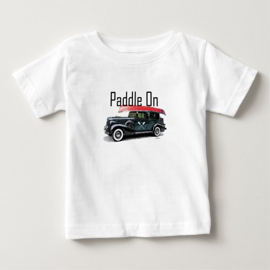 Klassieke auto's ontwerpen - Baby Fine Jersey T- (Voorkant)