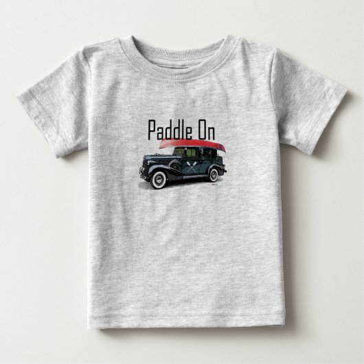 Klassieke auto's ontwerpen - Baby Fine Jersey T- (Voorkant)