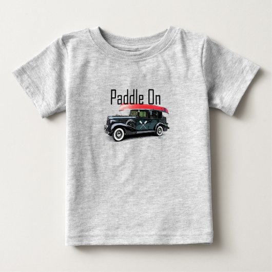 Klassieke auto's ontwerpen - Baby Fine Jersey T- (Voorkant)
