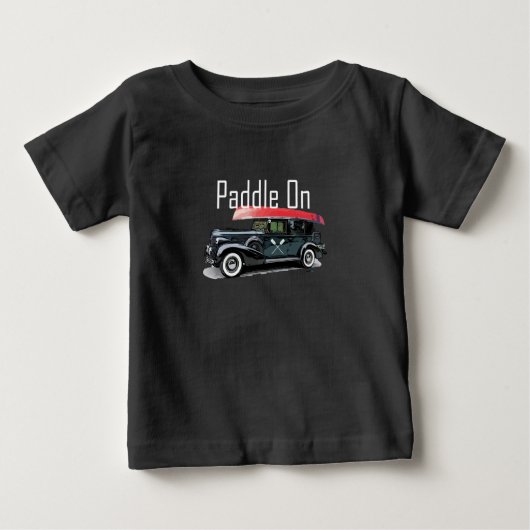Klassieke auto's ontwerpen - Baby Fine Jersey T- (Voorkant)