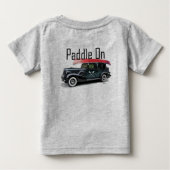 Klassieke auto's ontwerpen - Baby Fine Jersey T- (Achterkant)