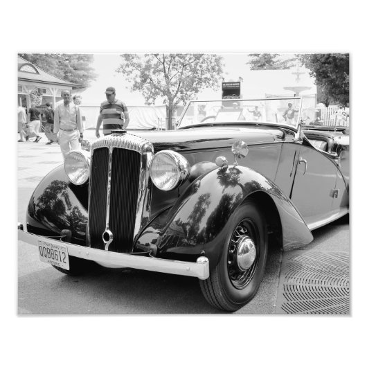 Klassieke auto's op Saratoga Foto Afdruk (Voorkant)