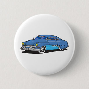 Klassieke auto's ronde button 5,7 cm