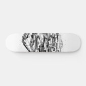 Klassieke auto's skateboarddek persoonlijk skateboard (Horizontaal)