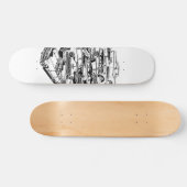 Klassieke auto's skateboarddek persoonlijk skateboard (Horizontaal)