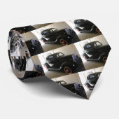 Klassieke auto's stropdas (Opgerold)