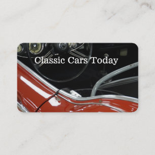 Klassieke Auto's Thema Visitekaartje