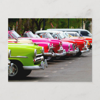 Klassieke auto's van Cuba Briefkaart