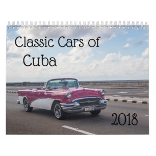 Klassieke auto's van cuba kalender