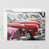 Klassieke auto's van het Briefkaart van de Rode Ri (Voorkant / Achterkant)