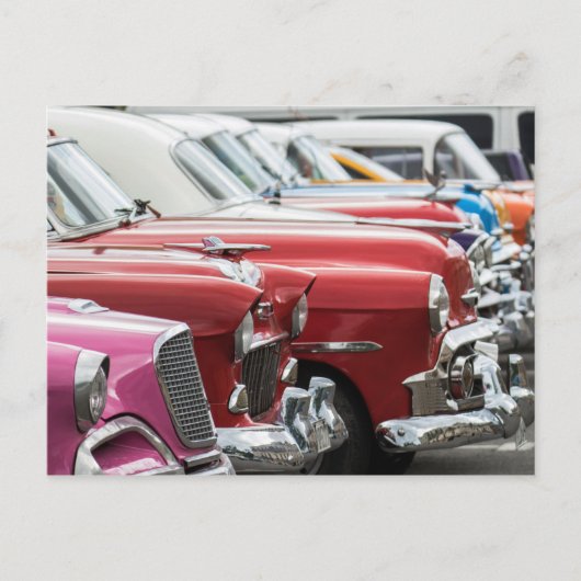 Klassieke auto's van het Briefkaart van de Rode Ri (Voorkant)