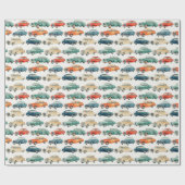 Klassieke Auto's Wrapping Papier Mercedes Benz (Vlak)