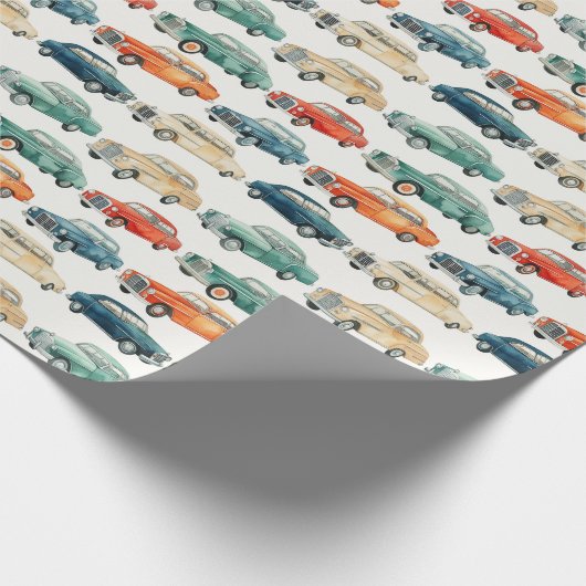 Klassieke Auto's Wrapping Papier Mercedes Benz (Hoek)