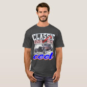 klassieke auto's zijn zo cool - retro auto  t-shirt (Voorkant volledig)