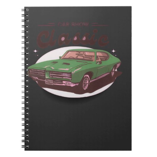 Klassieke Autoshow Notitieboek (Voorkant)