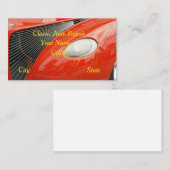 Klassieke autowerkplaats visitekaartje (Voorkant / Achterkant)