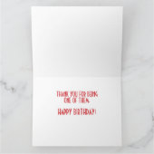 Klassieke autowrak Happy Birthday Greeting Kaart (Binnen)