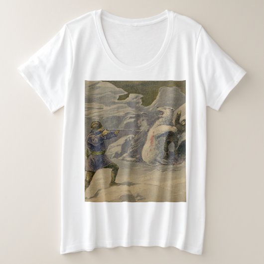 Klassieke avontuurlijk grote maat t-shirt (Design voorkant)