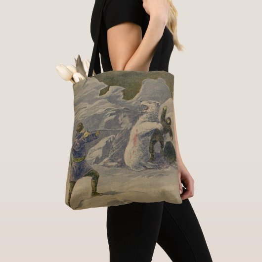 Klassieke avontuurlijk tote bag (Dichtbij)