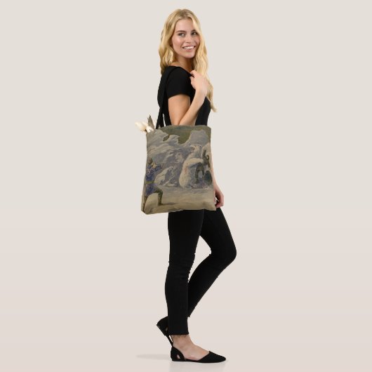 Klassieke avontuurlijk tote bag (Op model)