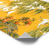 Klassieke Aziatische stijlvliegers schilderen Poster (Hoek)