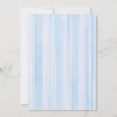 Klassieke Baby Boy 1e Verjaardag Feest Uitnodiging (Achterkant)