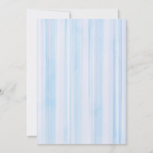 Klassieke Baby Boy 1e Verjaardag Feest Uitnodiging (Achterkant)