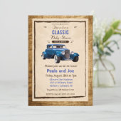 Klassieke  Baby shower uitnodiging (Staand voorkant)