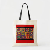 Klassieke bag-Kandinsky-Concentric Circles & Sq Tote Bag (Voorkant)
