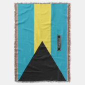 Klassieke Bahamaanse vlag Deken (Voorkant Verticaal)