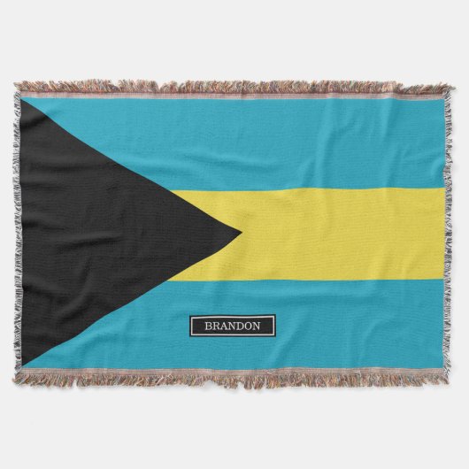 Klassieke Bahamaanse vlag Deken (Voorkant)