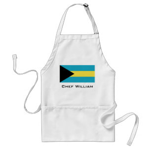 Klassieke Bahamaanse vlag Standaard Schort