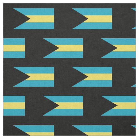 Klassieke Bahamaanse vlag Stof (Swatch)