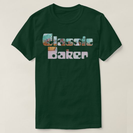 Klassieke Baker Klassieke TShirt (Design voorkant)