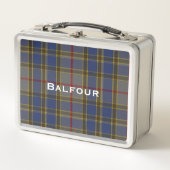 Klassieke Balfour Tartan Pset aangepast (Voorkant)