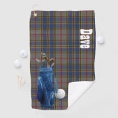 Klassieke Balfour Tartan Pset Golf Towel Golfhanddoek (Insitu)
