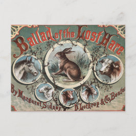 Klassieke Ballad van de verloren hare Briefkaart