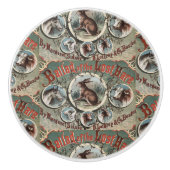 Klassieke Ballad van de verloren hare Keramische Knop (Voorkant)