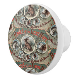 Klassieke Ballad van de verloren hare Keramische Knop